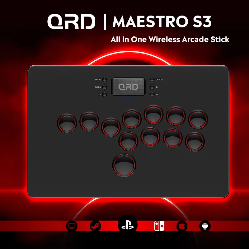 Pc Gaming Emulator - QRD Maestro S3 Wireless Hitbox for