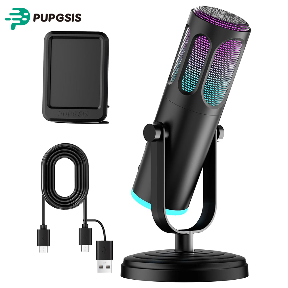 Pc Gaming Youtubers - PUPGSIS USB PC Microphone, Gaming Mic