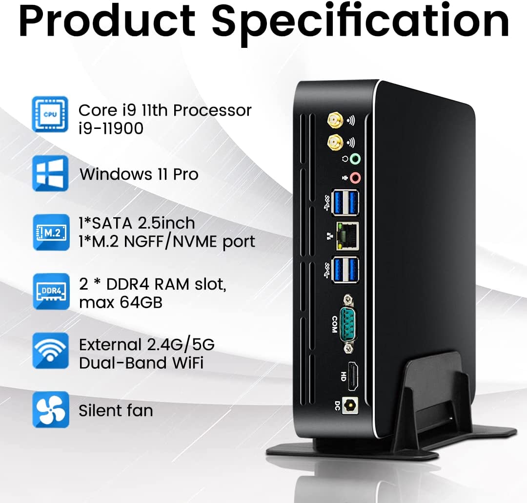 Pc Gaming I5 - Partaker 11th Gen Intel Mini PC