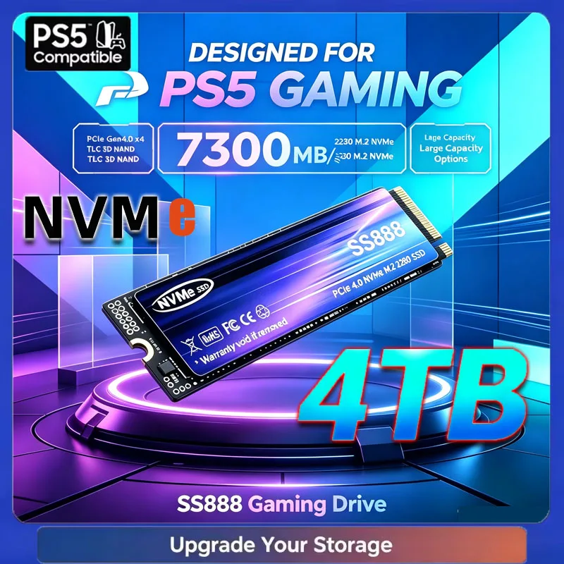 Pc Gaming News - New SS888 M.2 2280 SSD 7300MB/s