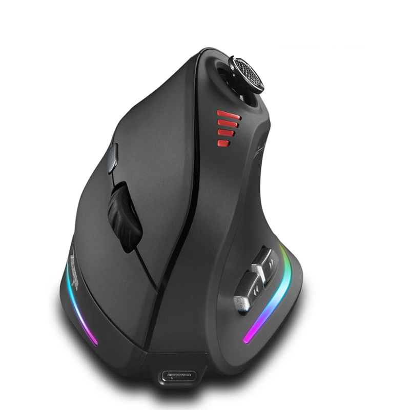 Pc Gaming Aesthetic - Jomaa RGB Backlit Wireless Vertical Mouse