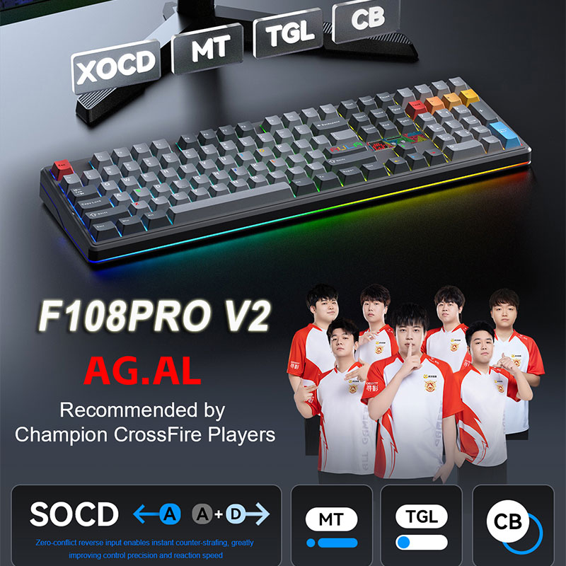 AULA F108 Pro V2 100% Layout M - đánh giá và giá Pc Gaming Uk