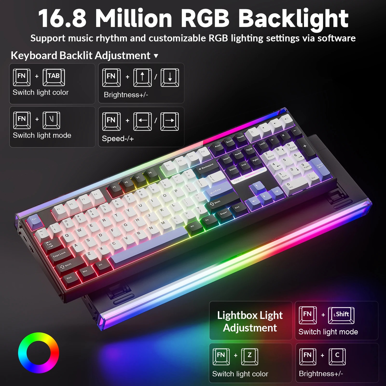 AULA H108 Tri‑Mode Mechanical  - đánh giá và giá Pc Gaming Uk