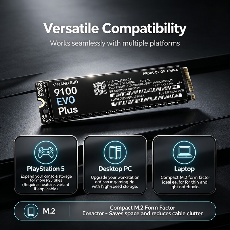New 9100 EVO Plus M.2 2280 NVM - đánh giá và giá Pc Gaming News