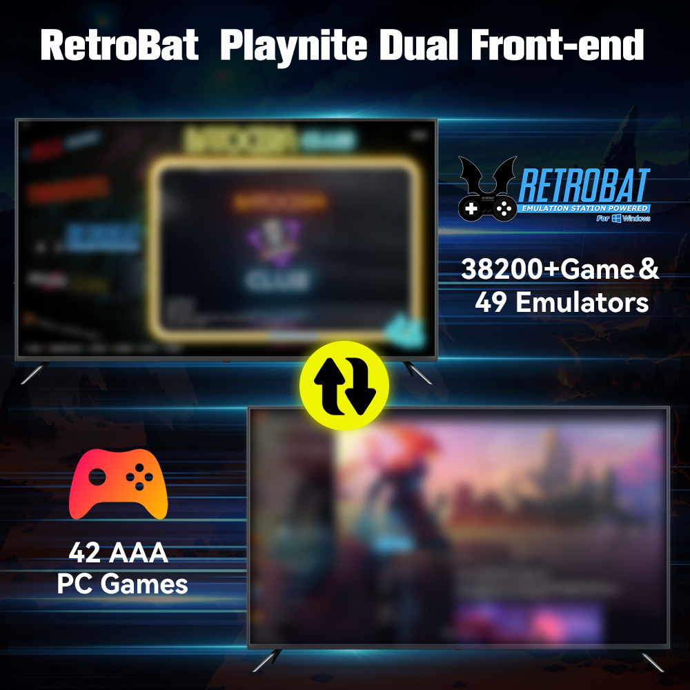 Retrobat＆Playnite System HDD R - đánh giá và giá Pc Gaming Emulator