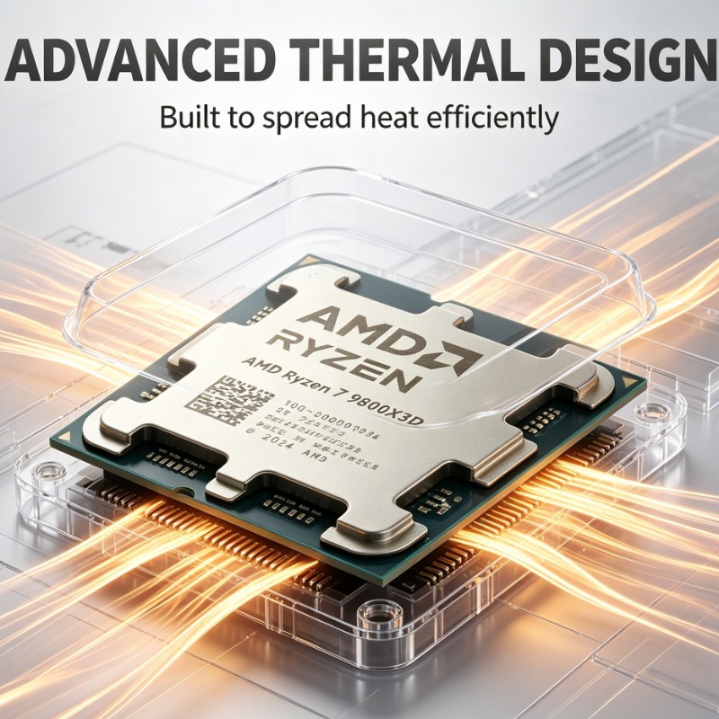 AMD Ryzen 7 9800X3D PC Process - đánh giá và giá Pc Gaming Ddr5