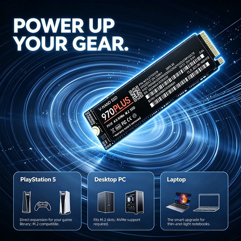 New 970 PLUS 7400MB/s Internal - đánh giá và giá Pc Gaming News