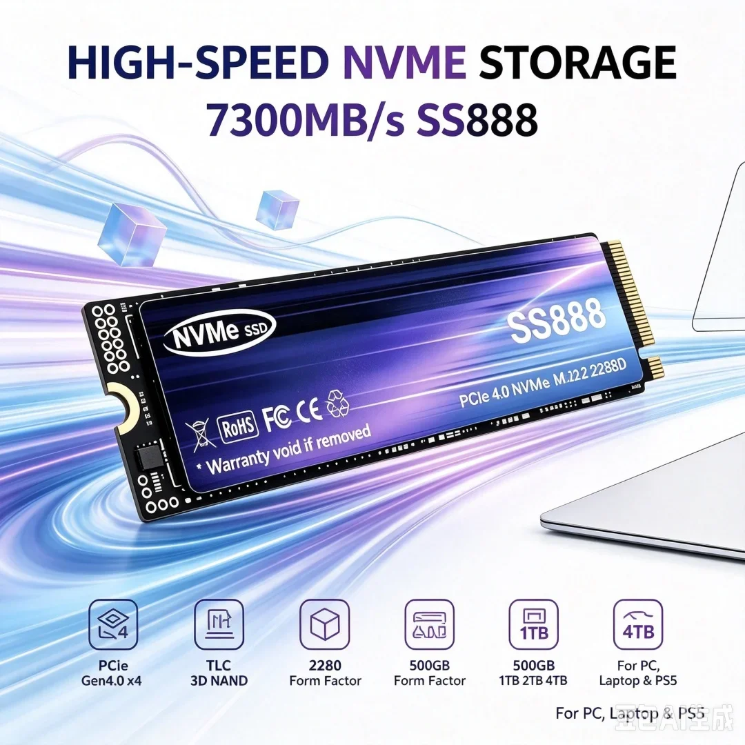 New SS888 M.2 2280 SSD 7300MB/ - đánh giá và giá Pc Gaming News