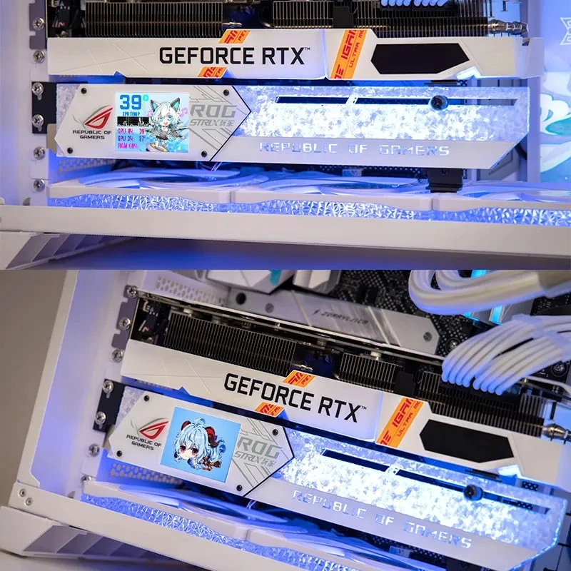 Tùy Chỉnh ARGB GPU Giá Đỡ Với  - đánh giá và giá Pc Gaming Aesthetic