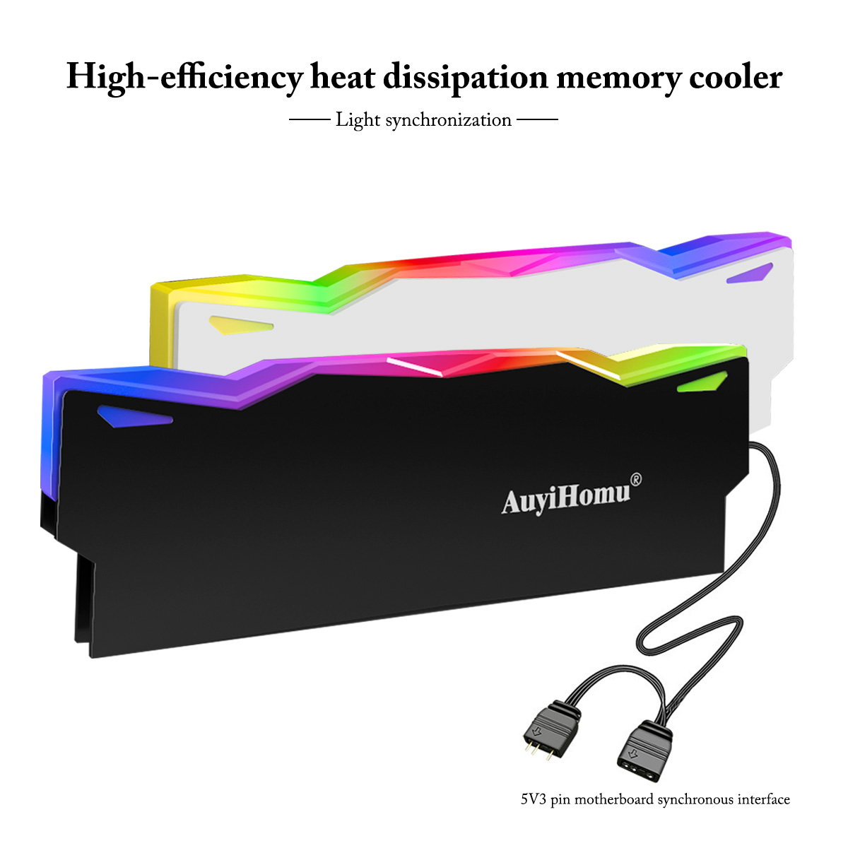 AuyiHomu RGB Heatsink, 5V 3Pin - đánh giá và giá Pc Gaming Ddr5